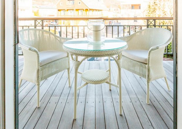 Terrasse in der Villa Bulfon